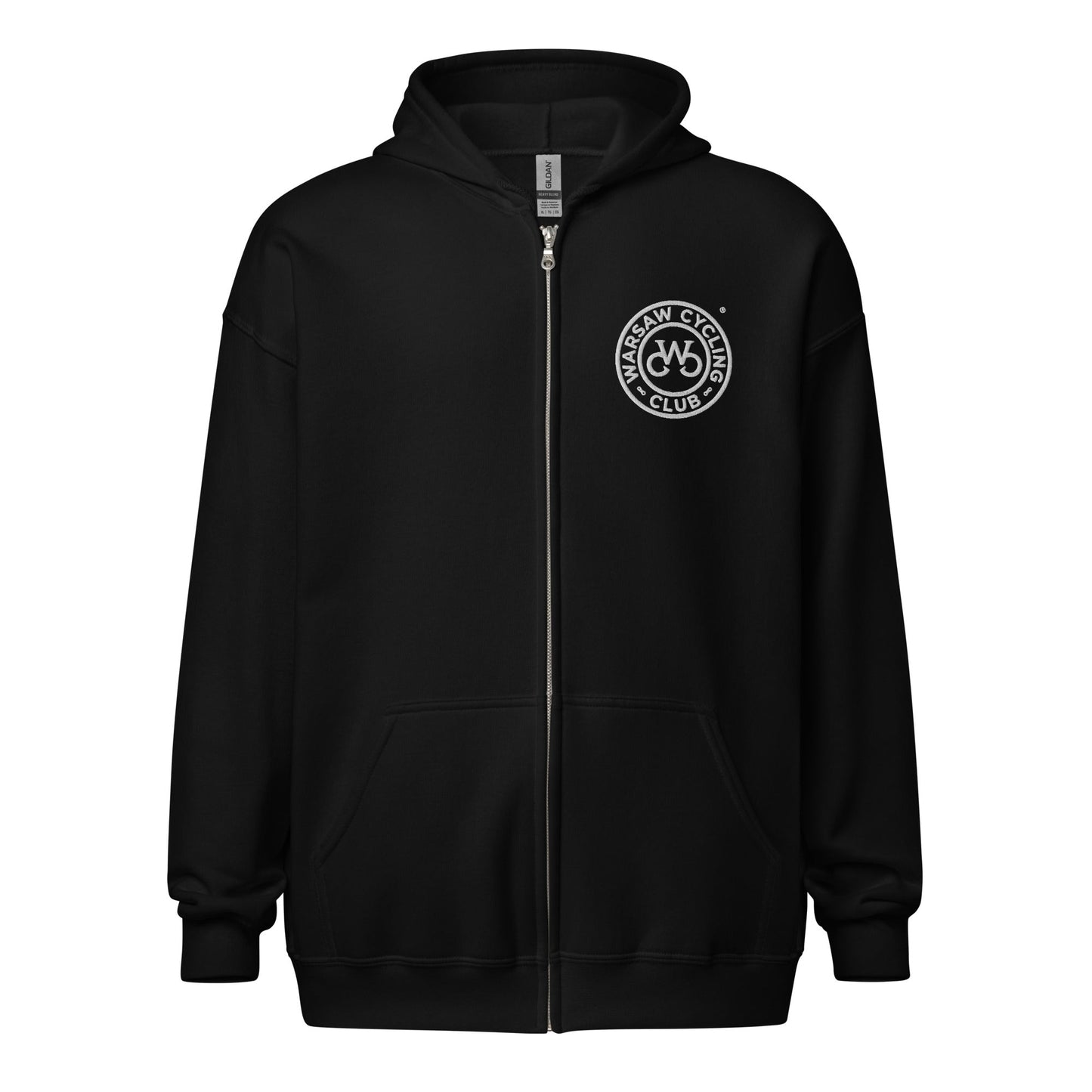 Unisex Heavy Blend Zip Hoodie - Warsaw Cycling Club