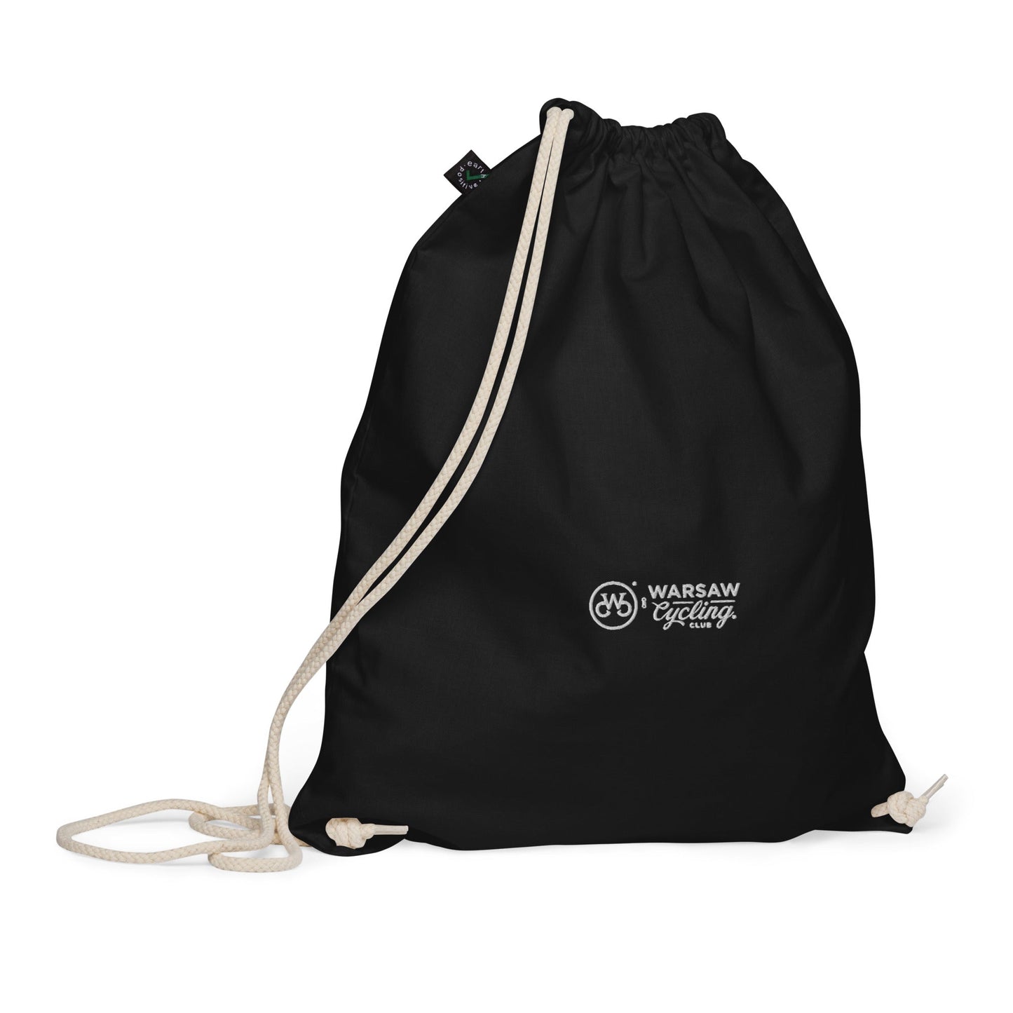 Organic Cotton Drawstring Bag - Warsaw Cycling Club